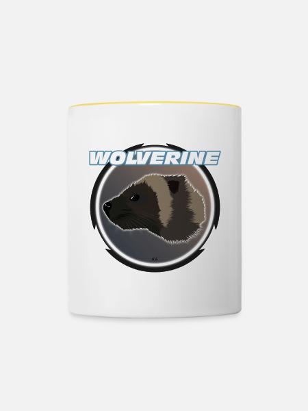 Wolverine - Tasse zweifarbig - Weiß/Gelb