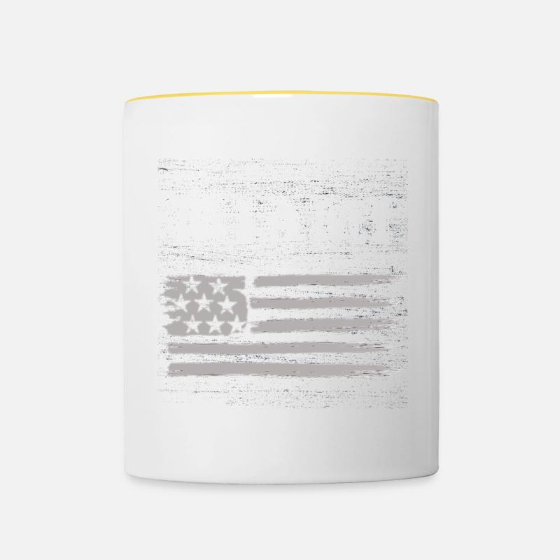 Miami - Contrasting Mug - white/yellow