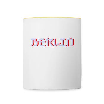 Berlin - Contrasting Mug - white/yellow - Front