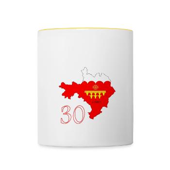 Gard - Contrasting Mug - white/yellow - Front