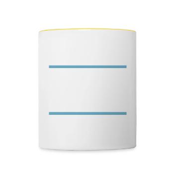 Noah - Contrasting Mug - white/yellow - Front