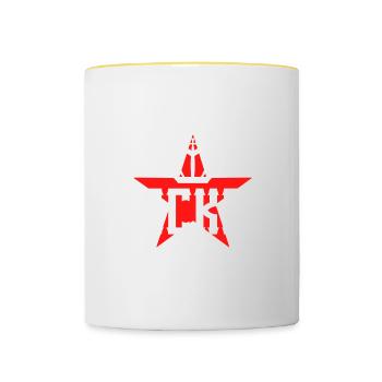 ROCKER STAR BEST OF 1990 - Contrasting Mug - white/yellow - Front