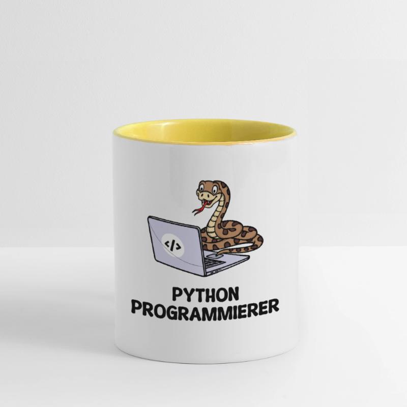 Programmierer Computer Code Developer Statement Tasse zweifarbig