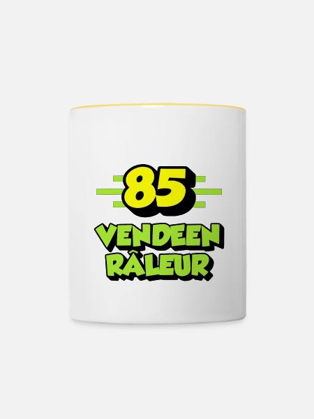 Klagen aus der Vendée - Tasse zweifarbig - Weiß/Gelb