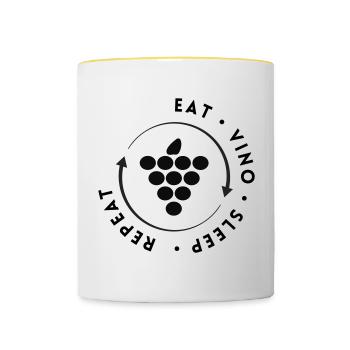 Bacchus' Legacy - Contrasting Mug - white/yellow - Front