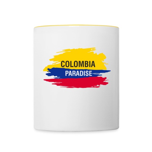 ETIQUETA COLOMBIA - Taza en dos colores