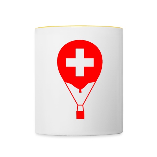 Gasballon i schweizisk design - Tofarvet krus