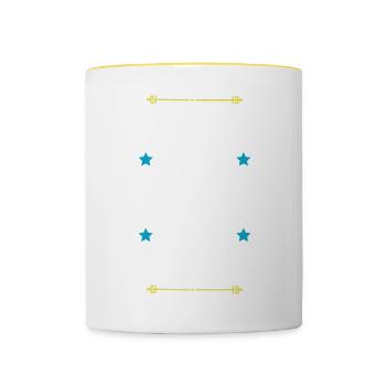 Greece Party Crew - Contrasting Mug - white/yellow - Front