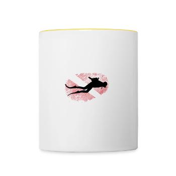 In My DNA Professional Diver Poison - Contrasting Mug - white/yellow - Front