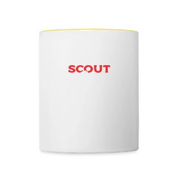 Scout Life Jeune Aventurier Poison - Mug contrasté - blanc/jaune - Devant
