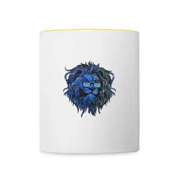 Aruba - Tasse zweifarbig - Weiß/Gelb - Vorne
