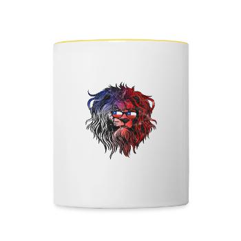 Chili - Mug contrasté - blanc/jaune - Devant