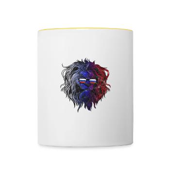 Russia - Contrasting Mug - white/yellow - Front