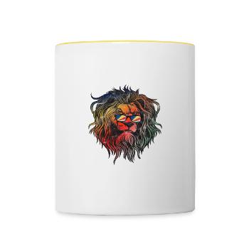 Seychelles - Contrasting Mug - white/yellow - Front