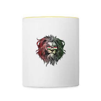 Tajikistan - Contrasting Mug - white/yellow - Front