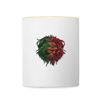 Tatarstan - Contrasting Mug - white/yellow - Front