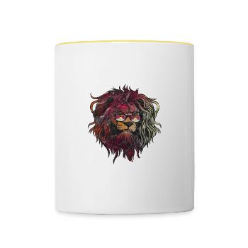 Tibet - Contrasting Mug - white/yellow - Front