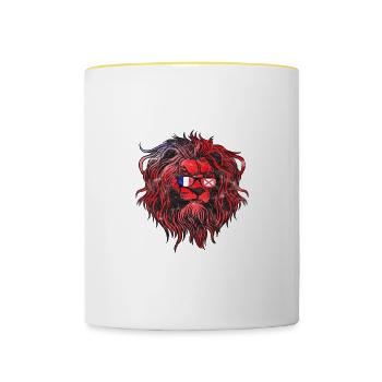 Wallis et Futuna - Mug contrasté - blanc/jaune - Devant