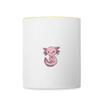 Ich bin ein verdammter Sonnenstrahl von lustigen s - Tasse zweifarbig - Weiß/Gelb - Vorne