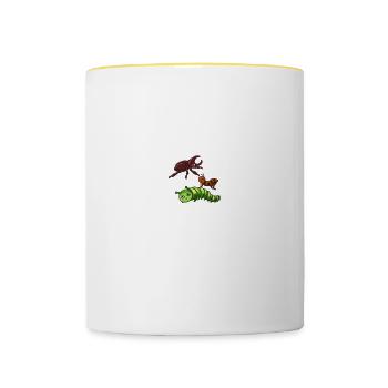 Soyez toujours vous-même, sauf si vous pouvez être un bug - Mug contrasté - blanc/jaune - Devant