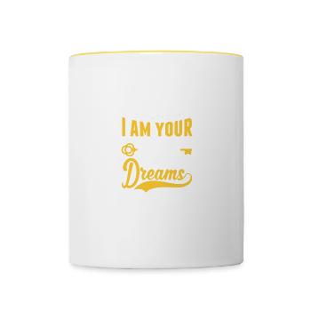 Real Estate Agent Realtor I'm Your Key To The Home - Contrasting Mug - white/yellow - Front