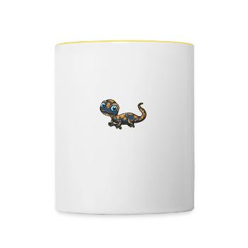 Fire Salamander Lover Fire Salamander Whisperer - Contrasting Mug - white/yellow - Front
