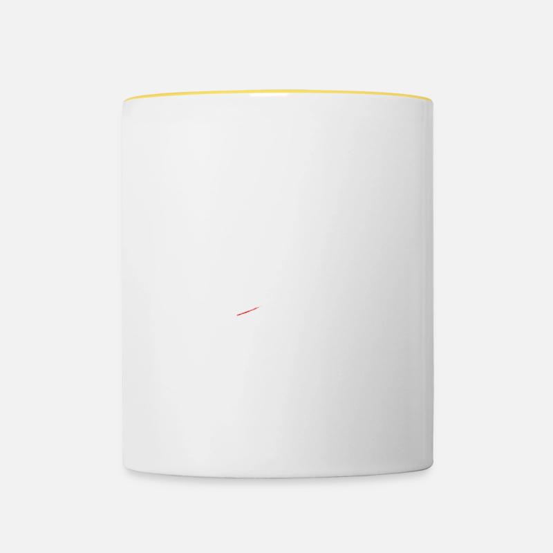zombieland - Mug contrasté - blanc/jaune