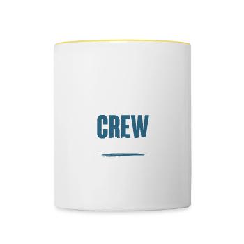 Bride Crew - Contrasting Mug - white/yellow - Front