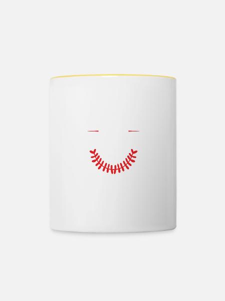 Psychiater Beruf - Tasse zweifarbig - Weiß/Gelb