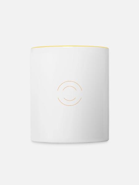 Handwerker Beruf - Tasse zweifarbig - Weiß/Gelb