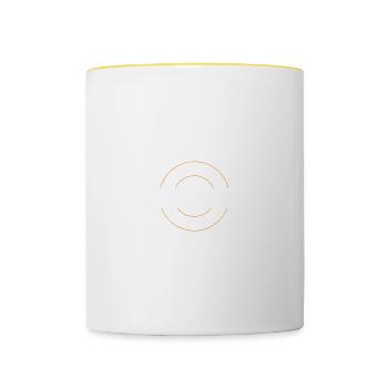 Vertriebler Beruf - Tasse zweifarbig - Weiß/Gelb - Vorne