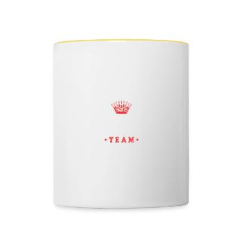 Boxing Team Boxers - Contrasting Mug - white/yellow - Front