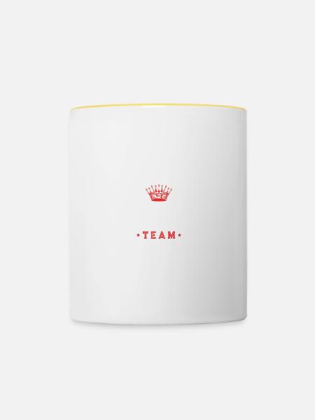 Boxing Team Boxer - Tasse zweifarbig - Weiß/Gelb