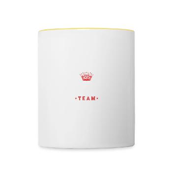 Skater Team - Contrasting Mug - white/yellow - Front