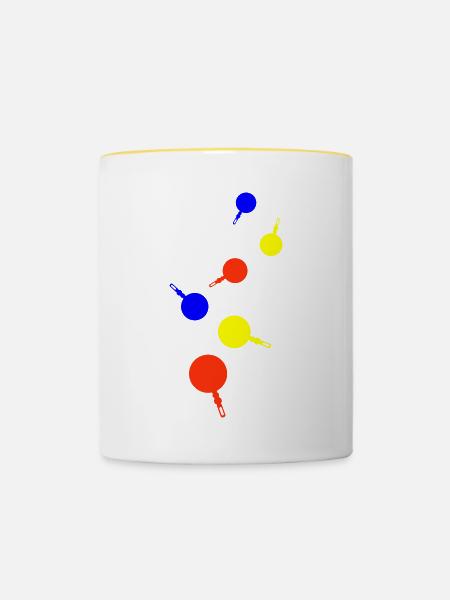 Pfanne Küche Chef - Tasse zweifarbig - Weiß/Gelb