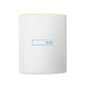 Malle 2023 - Contrasting Mug - white/yellow - Front