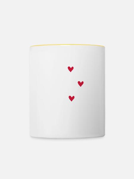 Arzt - Tasse zweifarbig - Weiß/Gelb
