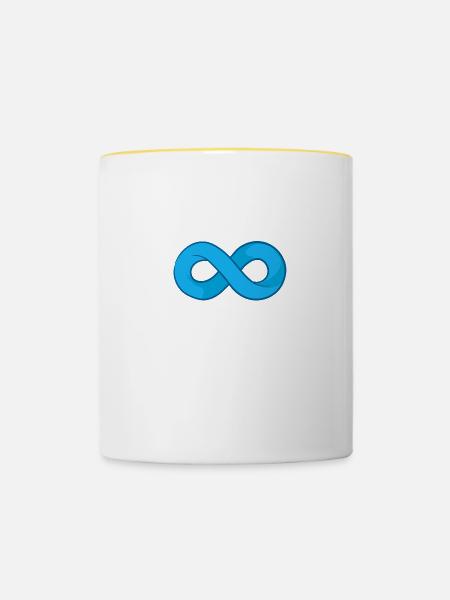 DevOps Engineer Definition - Tasse zweifarbig - Weiß/Gelb