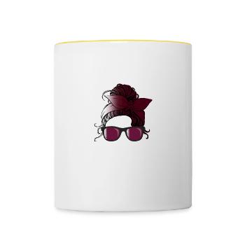 Qatar - Contrasting Mug - white/yellow - Front