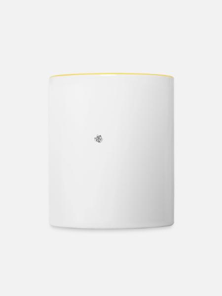 Heiratsantrag Heirate mich Hochzeitsantrag Antrag - Tasse zweifarbig - Weiß/Gelb