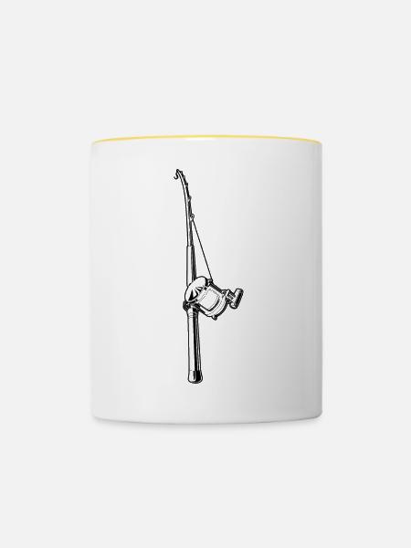 Angel - Tasse zweifarbig - Weiß/Gelb