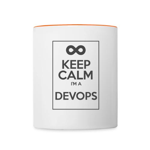 Keep Calm I'm a devops - Contrasting Mug