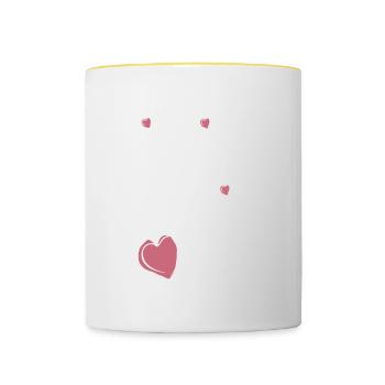 Lieblingschefin Chefin Boss Arbeit Vorgesetzte - Tasse zweifarbig - Weiß/Gelb - Vorne