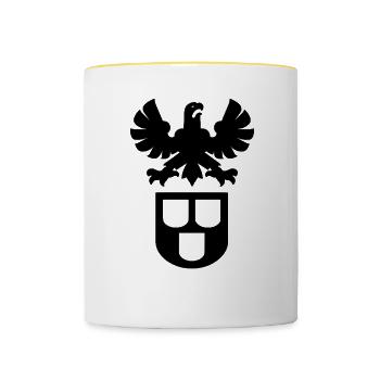Painter Painter Guild Sign Gift - Contrasting Mug - white/yellow - Front