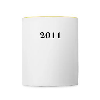 Funny Birthday Limited Issue 2011 - Contrasting Mug - white/yellow - Front
