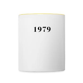 Funny Birthday Limited Issue 1979 - Contrasting Mug - white/yellow - Front
