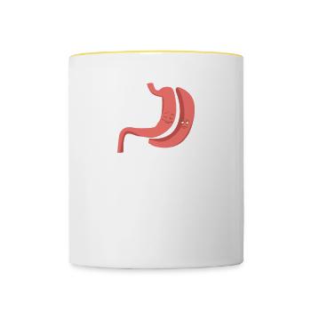 I Can't Stomach This Anymore Bariatric Gastric Sur - Tasse zweifarbig - Weiß/Gelb - Vorne