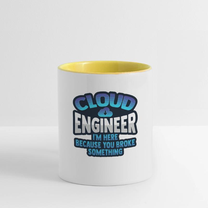 Administrateur Cloud Devops Mug contrasté