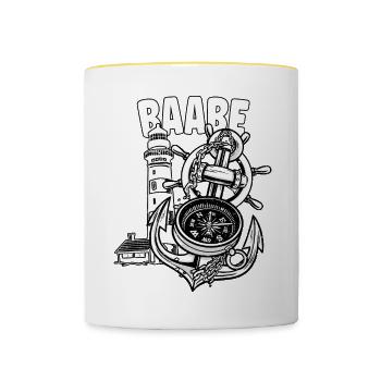 Baabe - Contrasting Mug - white/yellow - Front