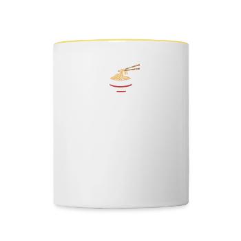 Babysitter Gift Babysitting Best Babysitter - Contrasting Mug - white/yellow - Front